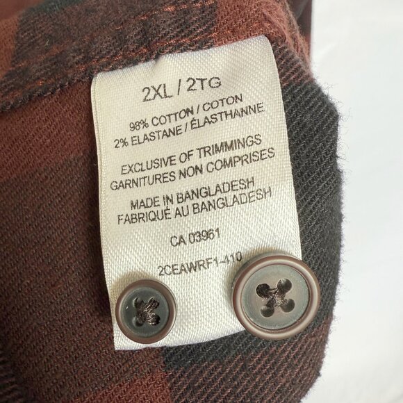 Windriver Rustic Red Flannel Checker Shirt - Picture 4 of 4